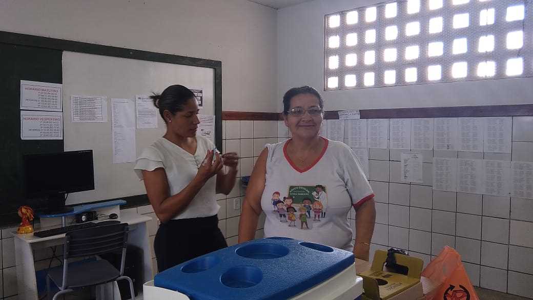 Camacã: Campanha de Vacinação contra Influenza (Gripe) alcança professores da rede pública 
